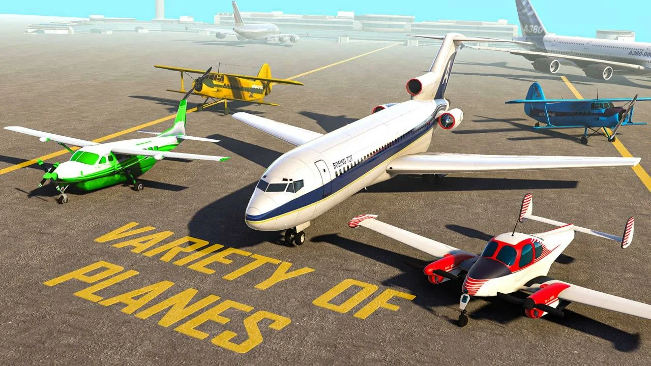 Plane simulator games: Take control of aircraft